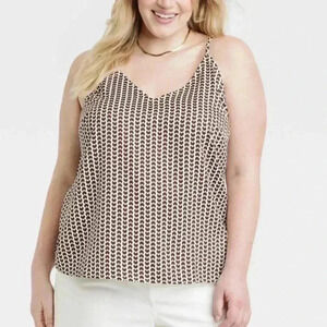A New Day Women's Matte Satin Cami Size L